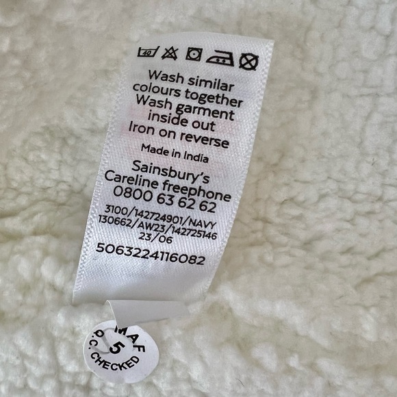 Jacket Shirt Soft unisex Toddler Size: 12-18m With Inner Sherpa Lining UK brand - Picture 9 of 14